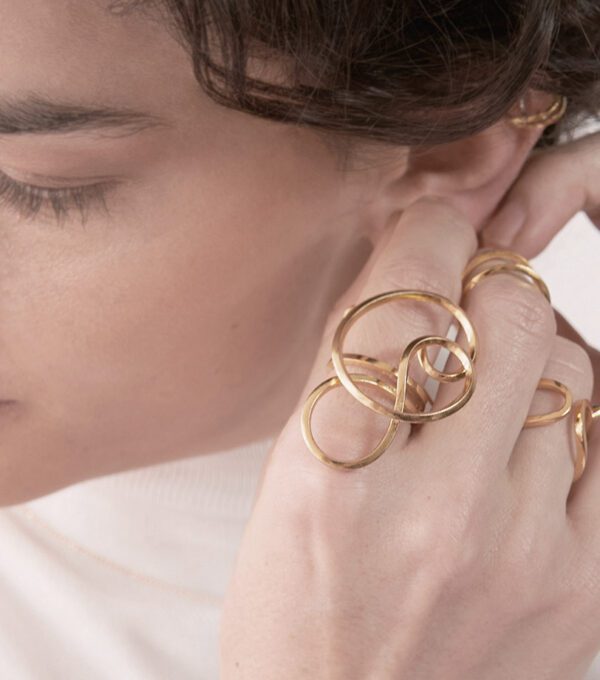 ANILLO CINTA DORADO - Image 7