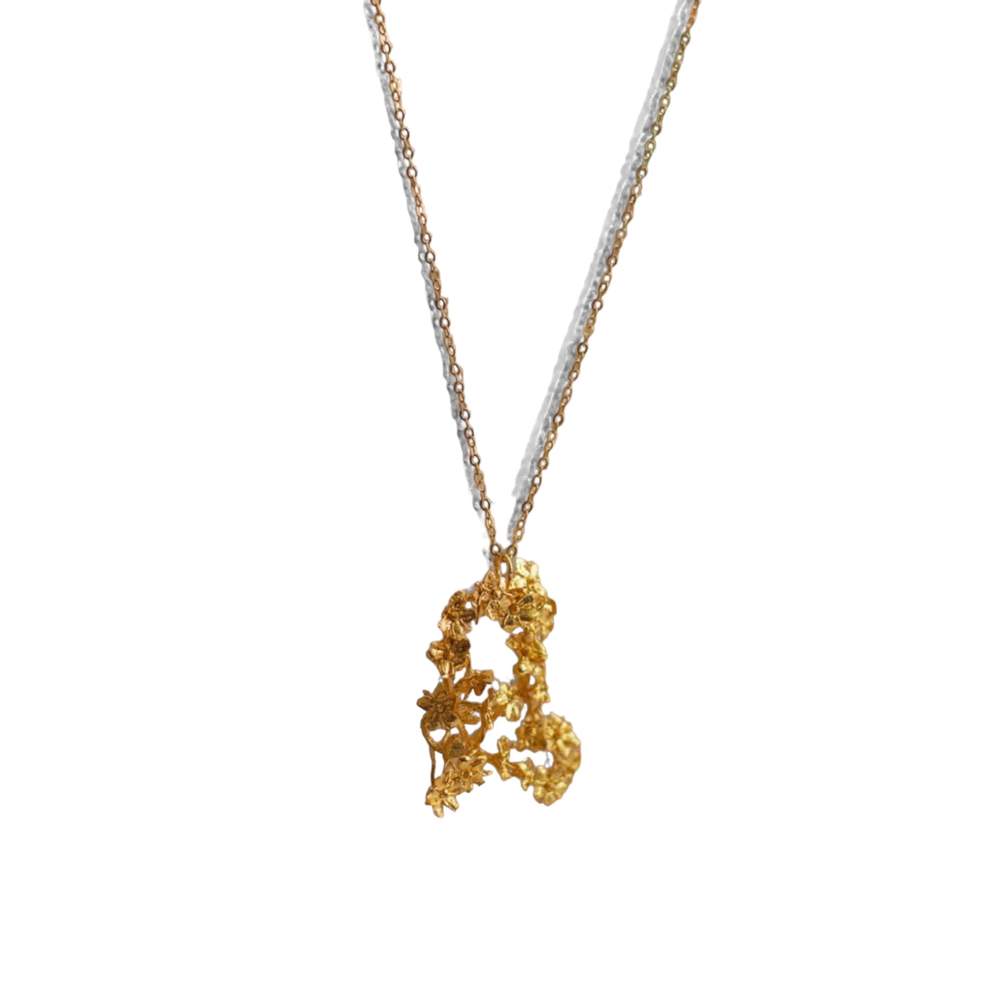 Collar Rama Grande Mini Flor Sauco