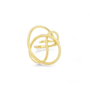ANILLO CINTA DORADO