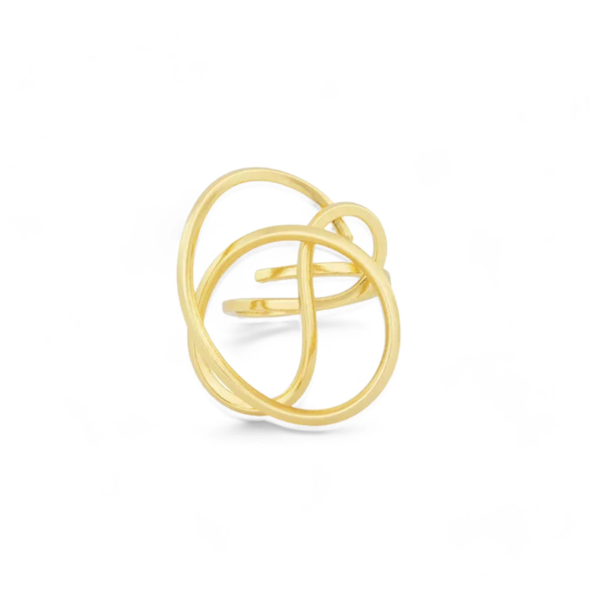 ANILLO CINTA DORADO
