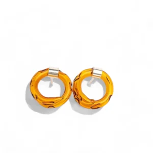 Aretes Remolino Ámbar